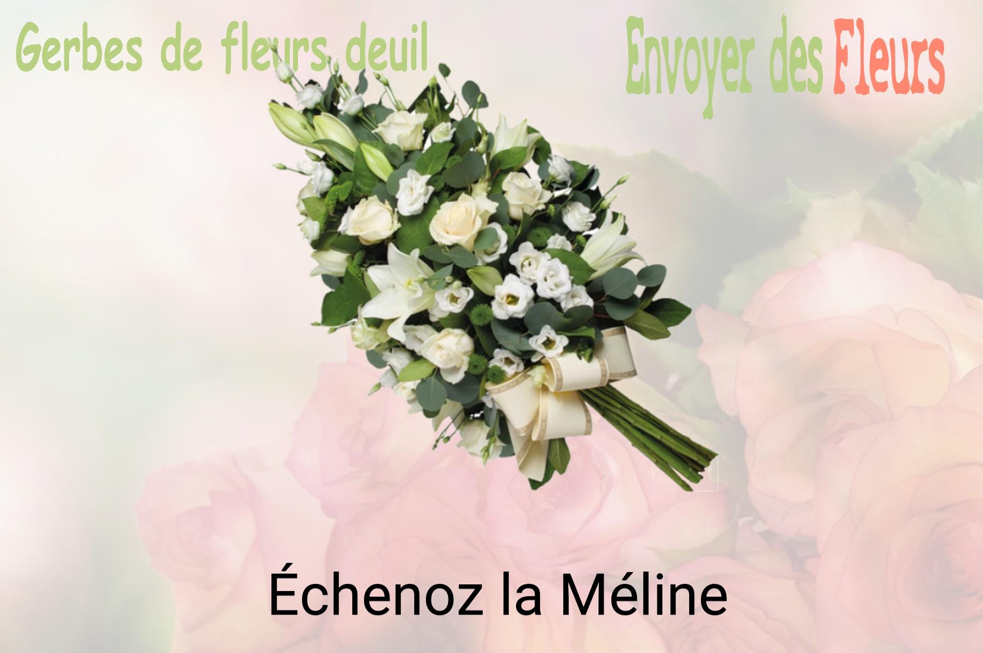 Gerbe de fleurs de deuil livrée à Échenoz-la-Méline